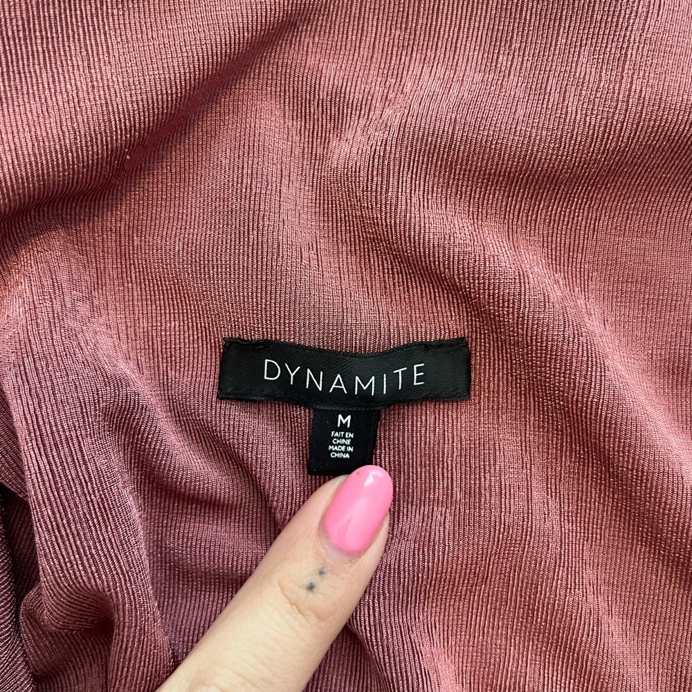 Dynamite Mauve Top - Picture 2 of 3